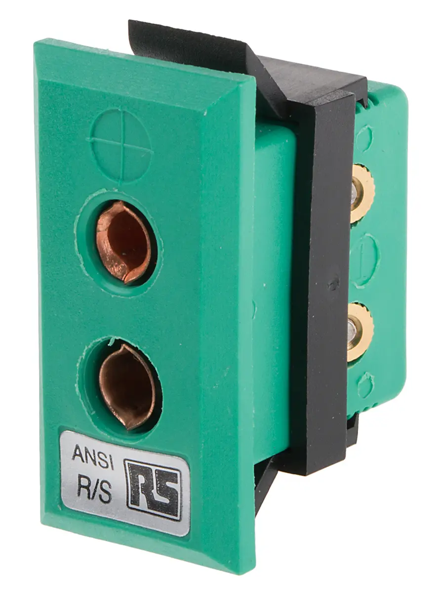 Produktfoto 1 von RS PRO Standardgröße Thermoelement-Panel Steckbuchse für Thermoelement Typ R/S