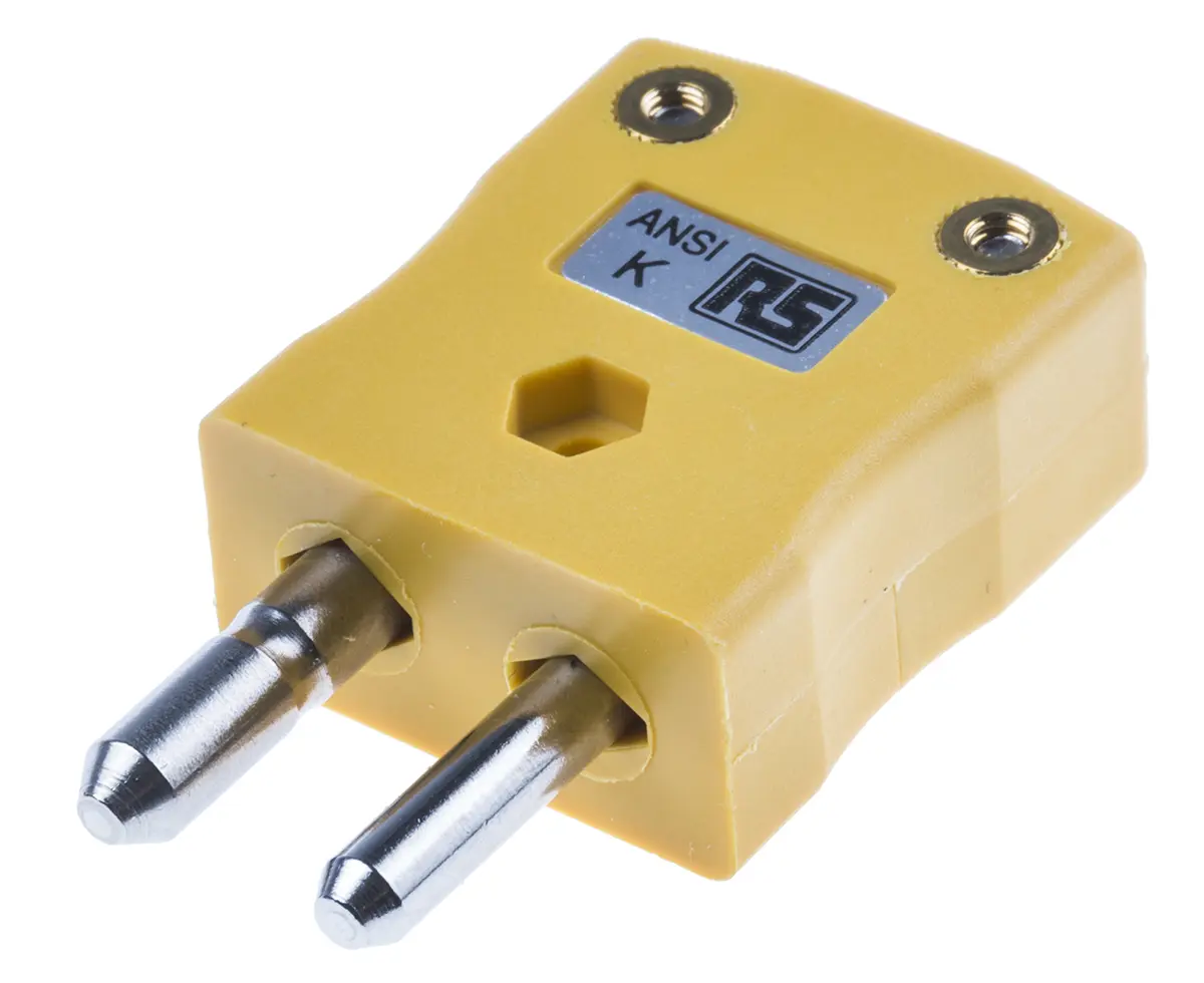 Produktfoto 1 von RS PRO Standardgröße Thermoelement-Steckverbinder Stecker für Thermoelement Typ K