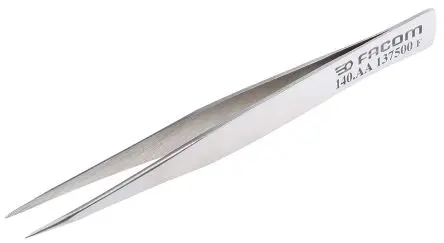 Produktfoto 1 von Facom Edelstahl Pinzette, 125mm, Spitze Spitz Antimagnetisch 1-teilig