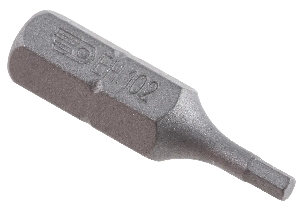 Produktfoto 1 von Facom 1/4 in 2 mm Sechskant Schraubbit, Sechskant, 1-teilig, 25 mm