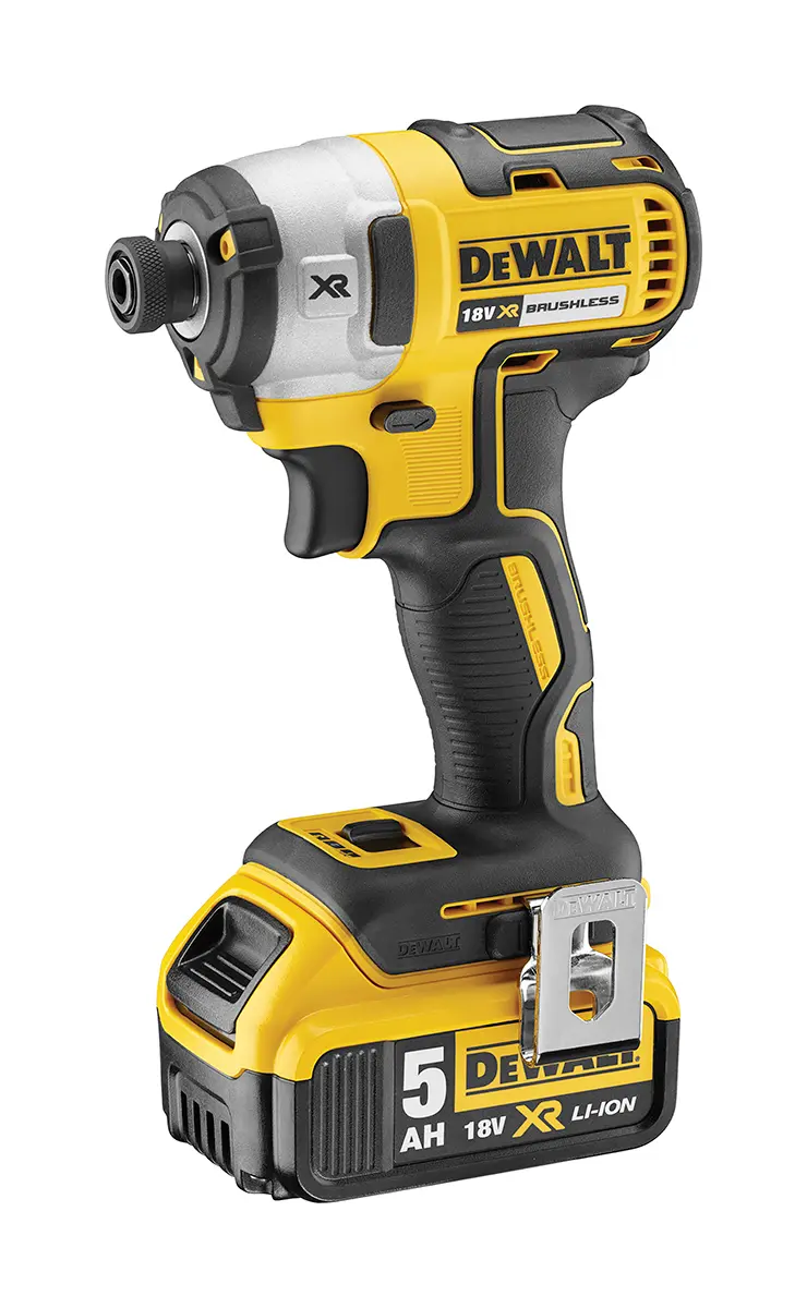 Produktfoto 1 von DeWALT 1/4 in Schnurlos Schlagschrauber 18 V 5 Ah 3800bpm Bürstenlos, 3250 rpm
