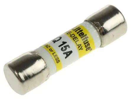 Produktfoto 1 von Littelfuse FLQ Patronensicherung T / 15A 10 x 38 mm 500V ac Melamin Schutz