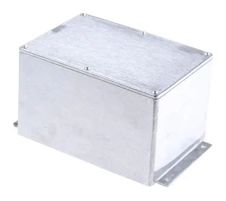 Produktfoto 1 von Deltron 483; Gehäuse; Aluminiumdruckguss; Silber Geflanscht IP66, IP67, IP68 Breite 120.8 mm Höhe 106.7 mm Länge 202 mm