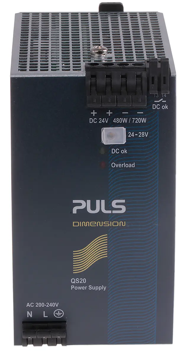 Produktfoto 1 von PULS DIMENSION Q DIN-Schienen Netzteil 24V dc / 20A 480W 200 → 240V ac