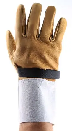 Produktfoto 1 von Facom Elektrikerhandschuhe Größe 9 Leder Gelb Unbeschichtet 1