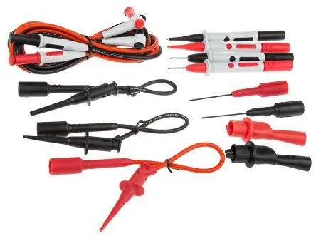 Produktfoto 1 von Keysight Technologies Multimeter-Messleitungen mit Krokodilklemme, Testleitung Set CAT III, CAT, CAT IV 15A