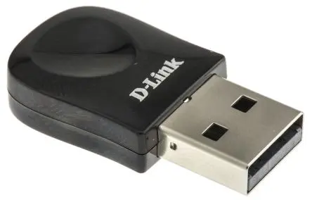 Produktfoto 1 von D-Link WLAN-Adapter USB 2.0 WLAN 2.4GHz N300 802.11b+, IEEE 802.11 n, 802,11g, 300Mbps