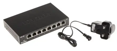 Produktfoto 1 von D-Link 8-Port Fast Ethernet Switch Netzwerk Switch 8-Port Unmanaged 100Mbit/s