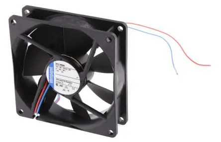 Produktfoto 1 von ebm-papst 3400 N Axiallüfter, Hülse, 12V dc / 1.6 W 133 mA, 2300 U/min, 72 m³/h IP68 92 mm 92mm 25 mm