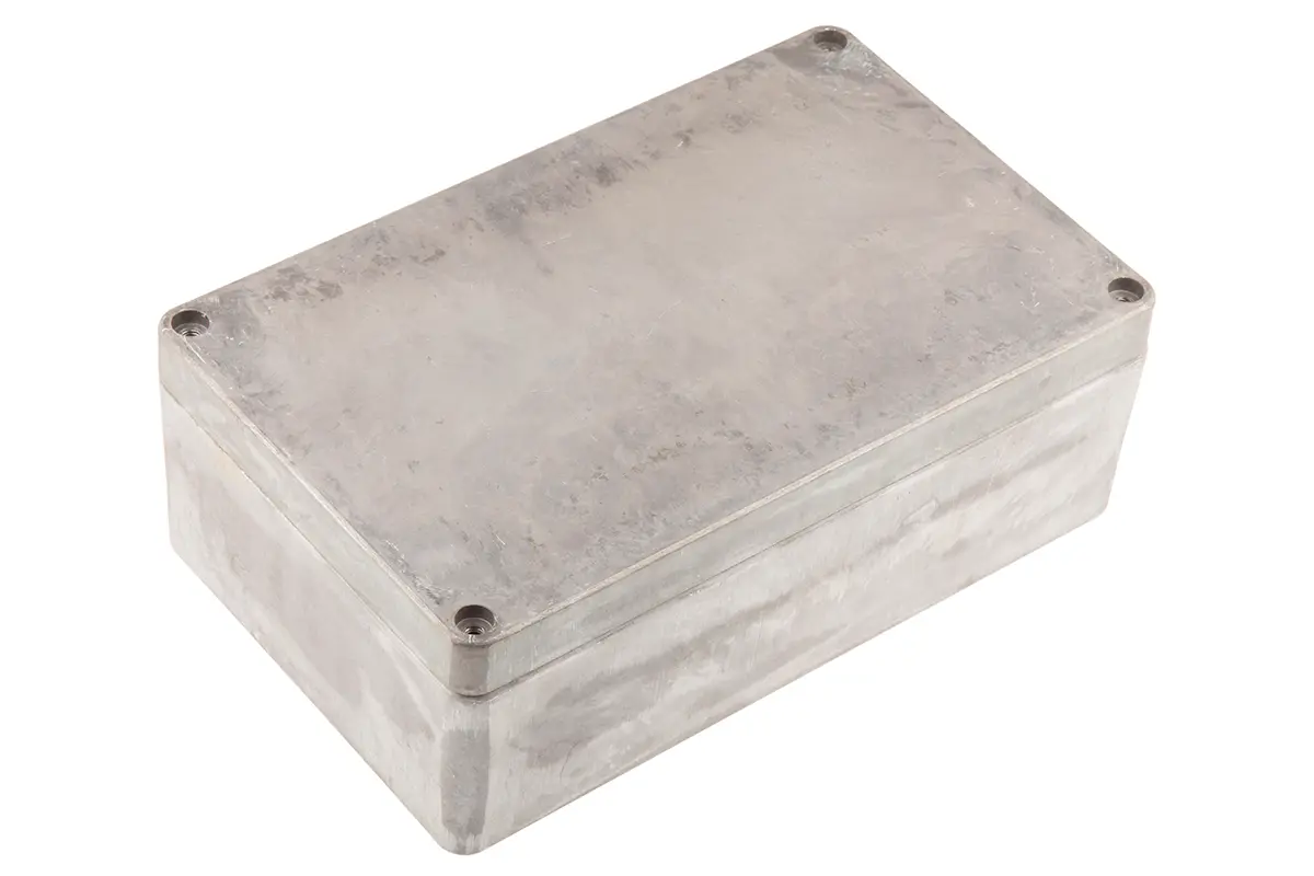 Produktfoto 1 von RS PRO; Gehäuse; Aluminiumdruckguss; Silber IP66 Breite 160 mm Höhe 90 mm Länge 260 mm