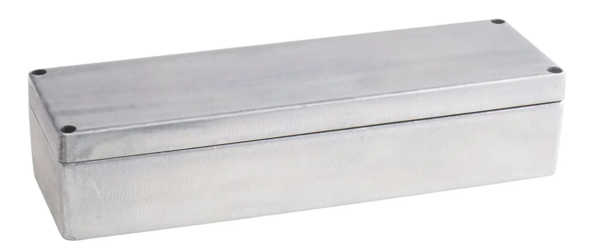 Produktfoto 1 von RS PRO AE; Gehäuse; Aluminiumdruckguss; Silber IP66 Breite 80 mm Höhe 55 mm Länge 250 mm