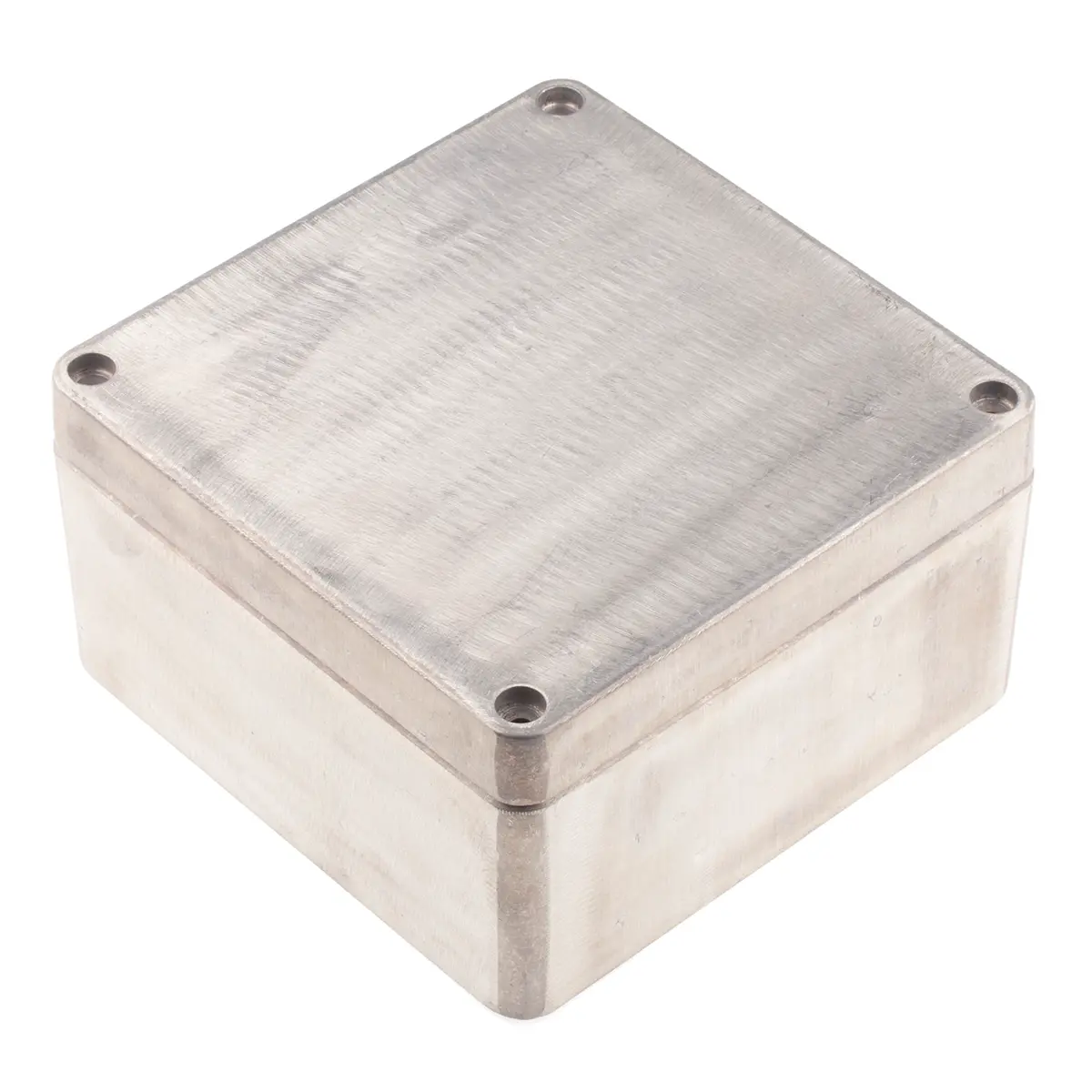 Produktfoto 1 von RS PRO; Gehäuse; Aluminiumdruckguss; Silber IP66 Breite 160 mm Höhe 90 mm Länge 160 mm