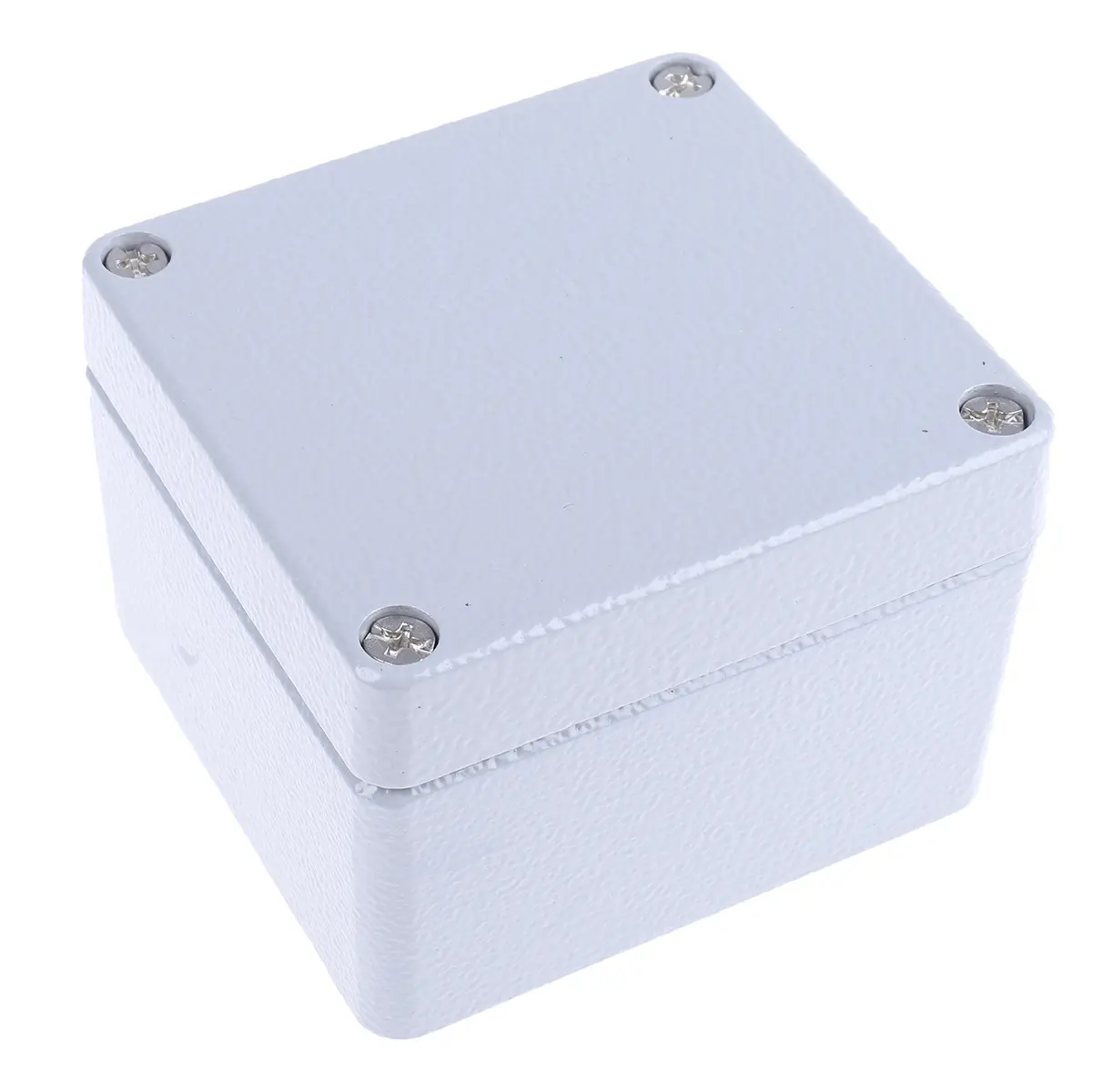 Produktfoto 1 von RS PRO; Gehäuse; Aluminiumdruckguss; Grau IP66 Breite 80 mm Höhe 57 mm Länge 75 mm