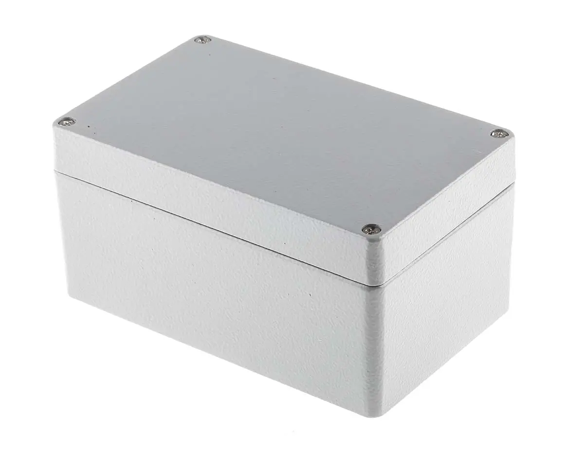 Produktfoto 1 von RS PRO AE; Gehäuse; Aluminiumdruckguss; Grau IP66 Breite 100 mm Höhe 81 mm Länge 160 mm
