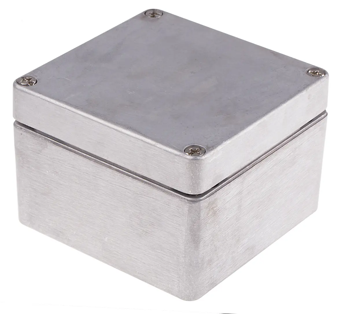 Produktfoto 1 von RS PRO AE; Gehäuse; Aluminiumdruckguss; Silber IP66 Breite 120 mm Höhe 81 mm Länge 122 mm