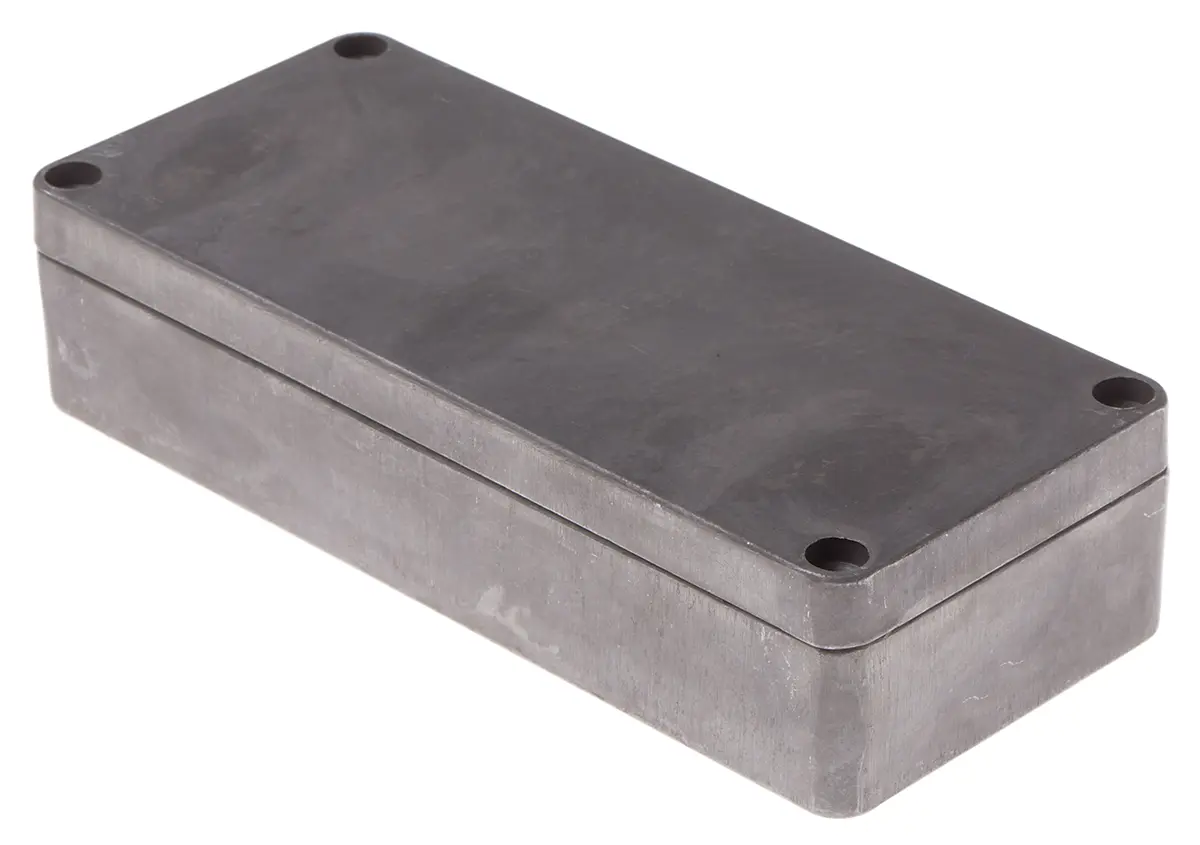 Produktfoto 1 von RS PRO; Gehäuse; Aluminiumdruckguss; Silber IP66 Breite 64 mm Höhe 34 mm Länge 150 mm