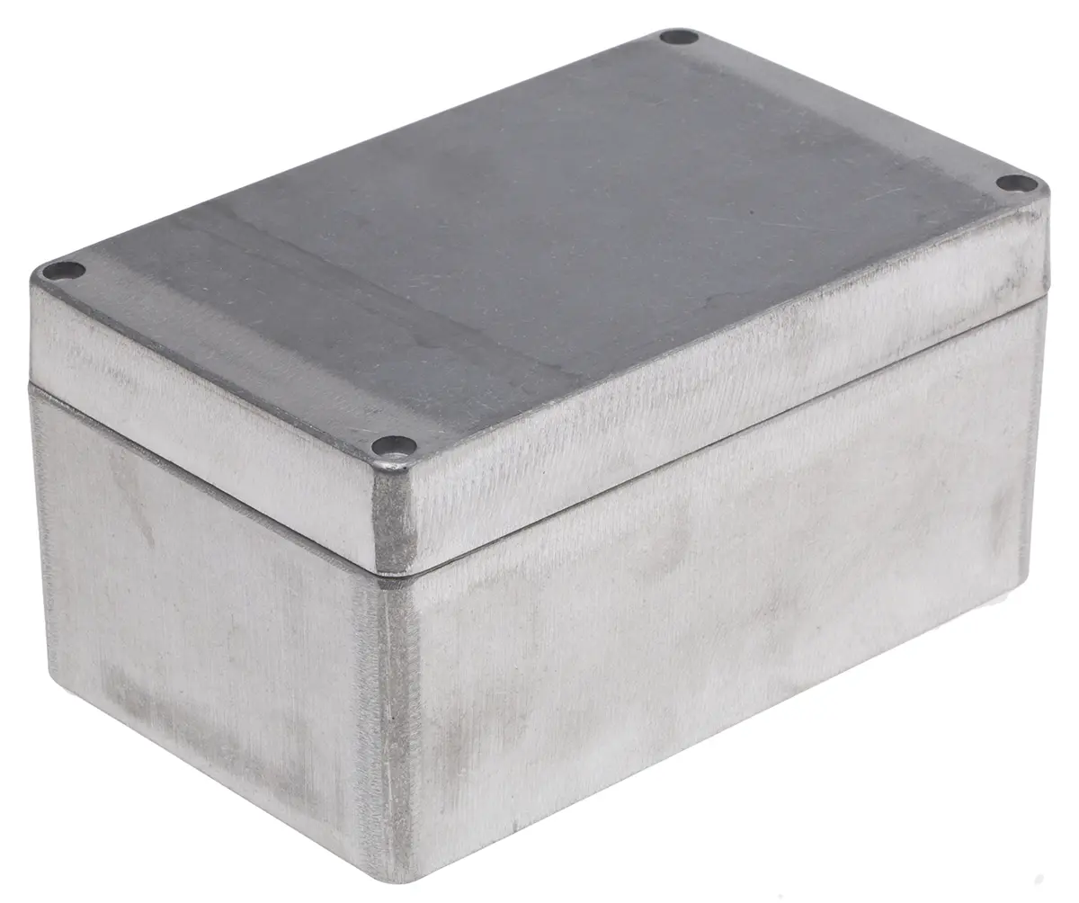 Produktfoto 1 von RS PRO AE; Gehäuse; Aluminiumdruckguss; Silber IP66 Breite 100 mm Höhe 81 mm Länge 160 mm