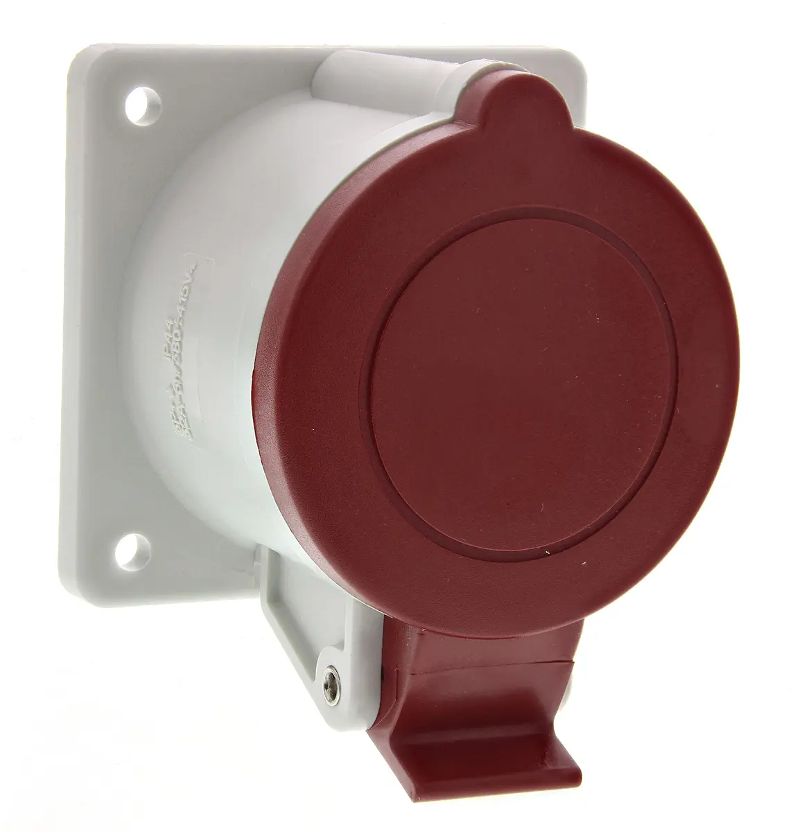 Produktfoto 1 von Scame Optima Leistungssteckverbinder Rot, 415V 3P+PE / 32A, Panel IP44