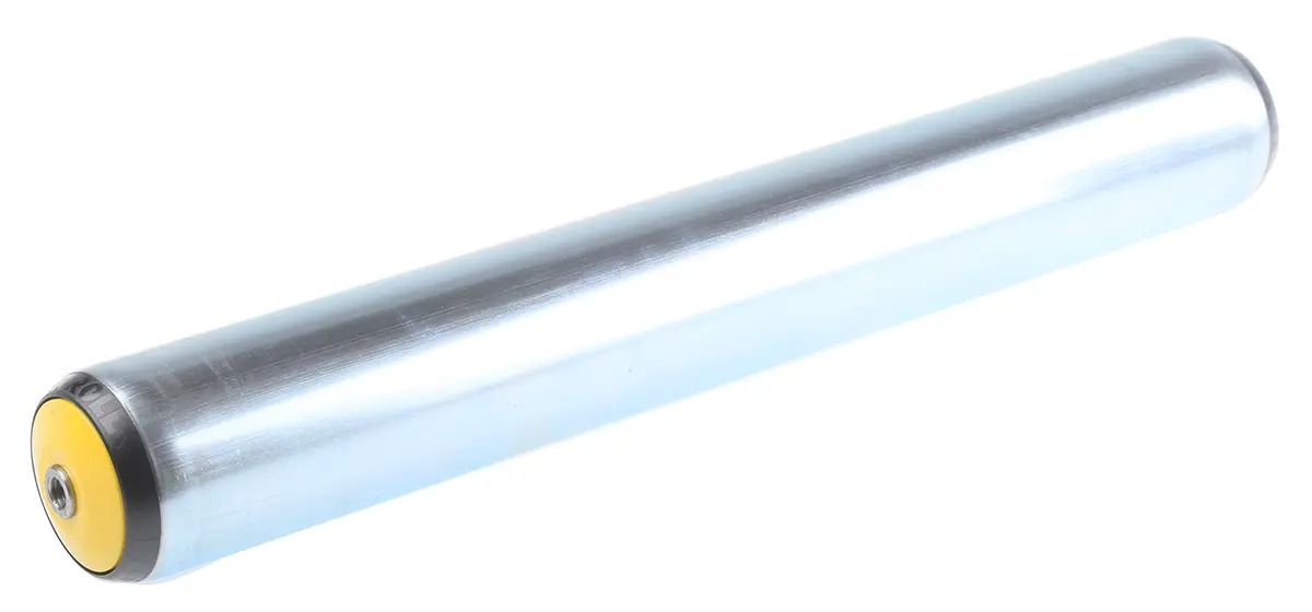 Produktfoto 1 von Interroll Vezinkte Stahl, Rund Förderbandrolle Ø 50 mm x 350 mm, Innengewinde Spindel 12 mm 360 mm