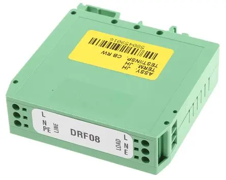 Deltron DRF EMV-Filter, 250V ac, 8 A, DIN-Hutschiene 0.96 W, Schraubbefestigung, 1-phasig 0.75 mA / 440Hz