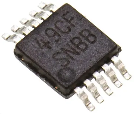 Produktfoto 1 von Texas Instruments 5 Positivspannung-Hot-Swap-Controller, Positivspannung-Hot-Swap-Controller, MSOP 10-Pin