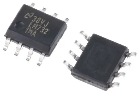Produktfoto 1 von Texas Instruments Operationsverstärker Oberfläche 20 MHz SOIC, biplor typ. 32V, biplor typ. 2.5 V, 8-Pin AEC-Q100