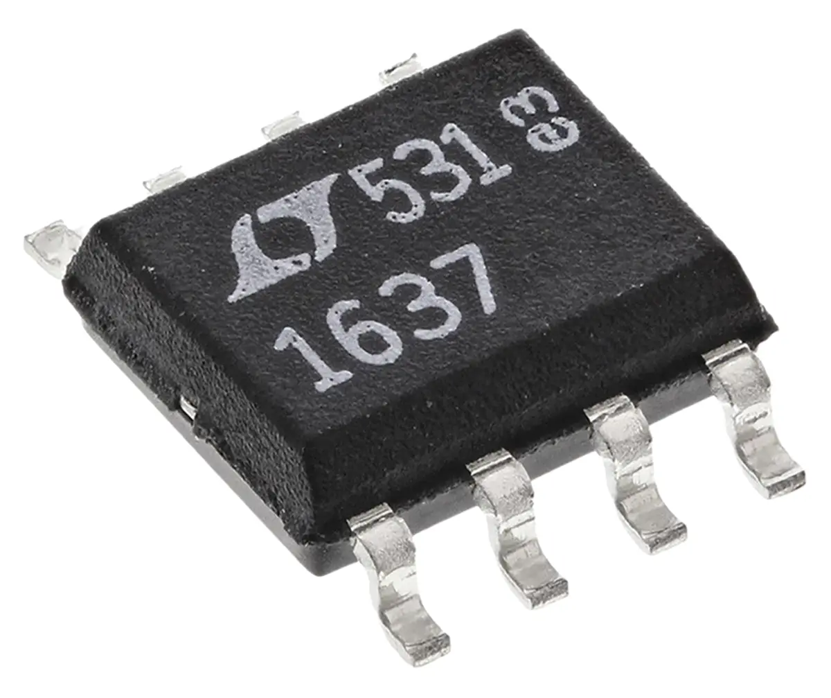 Produktfoto 1 von Analog Devices Operationsverstärker Oberfläche 1.1 MHz SOIC, biplor typ. 44 V, biplor typ. 0 V, 8-Pin