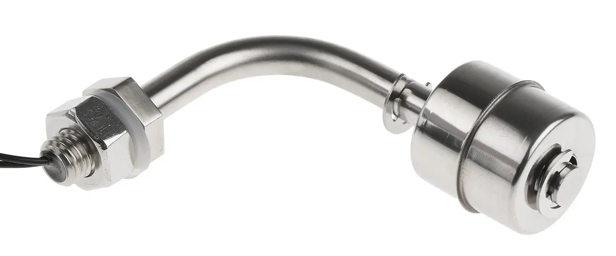 RS PRO Schwimmerschalter Horizontal Silikon, 200 V dc, Nein, -40 °C 250 V ac → 125 °C, mit 300 mm Leitung