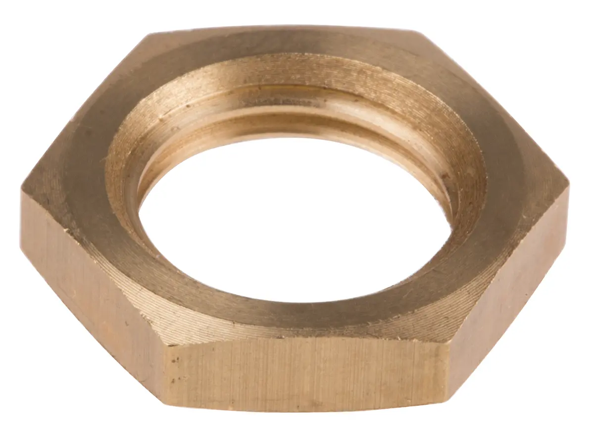 Produktfoto 1 von RS PRO 1/4 BSPP Kontermutter aus Messing für Thermoelement oder PRT-Sonde