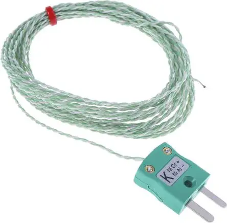 Produktfoto 1 von RS PRO PFA Thermoelement mit offener Messstelle Typ K x 5 m → 250 °C