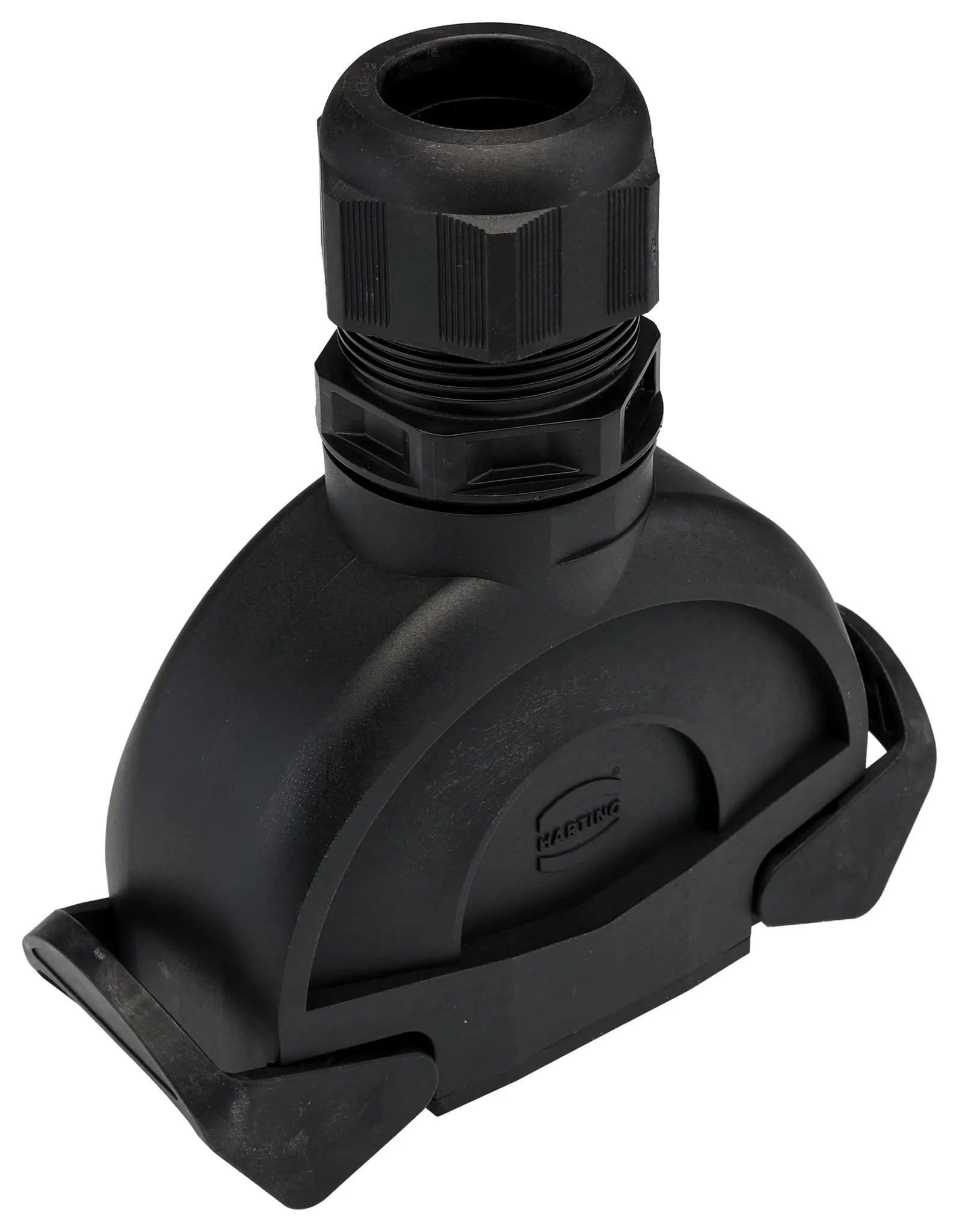 Produktfoto 1 von HARTING Han-Eco Gehäuse für robusten Stromversorgungsstecker 2 Hebel 2, Kabel 24B Kupplung, IP65