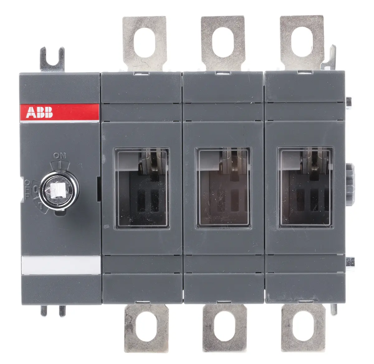 Produktfoto 1 von ABB OT Trennschalter 3-polig Basis 200A 144 kW Schwarz IP65 3-phasig