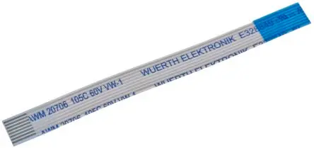 Produktfoto 1 von Wurth Elektronik 6877 Flachbandkabel 8, Raster 0.5 mm