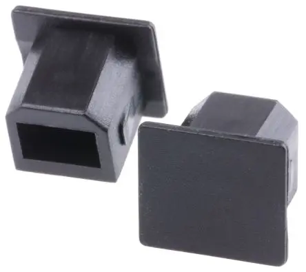 Produktfoto 1 von Wurth Elektronik 726 Staubkappe für USB Typ B, Buchse, Polypropylen