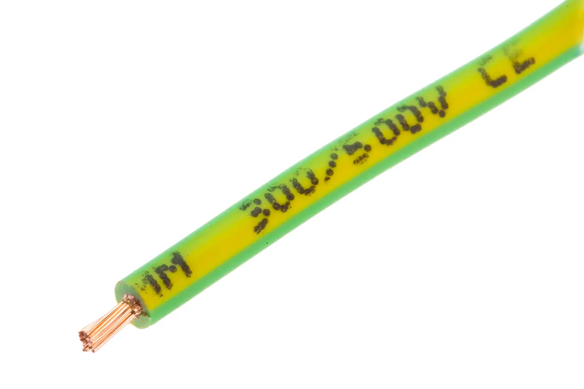 Produktfoto 1 von RS PRO H05Z-K Einzeladerleitung 1mm2, 17 AWG 100m Grün/Gelb Halogenfrei isoliert Ø 2.52mm 32/0.2 mm Litzen 2491B