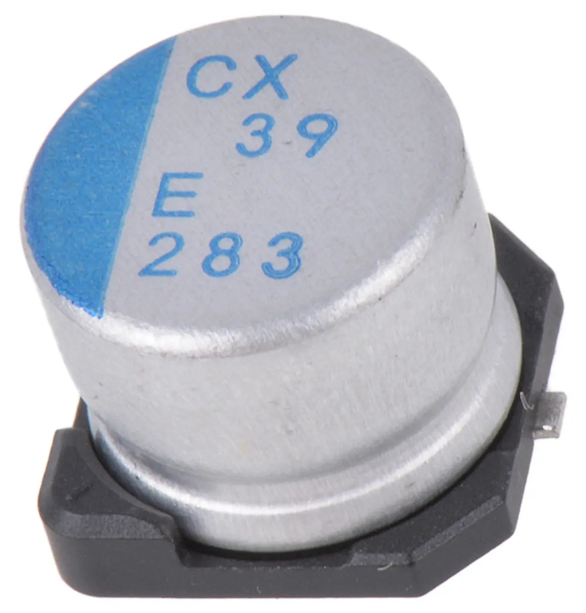 Produktfoto 1 von Nichicon CX, SMD Polymerkondensator 39 μF ±20 % / 25 V, Ø 8 mm, -55 °C → 125 °C
