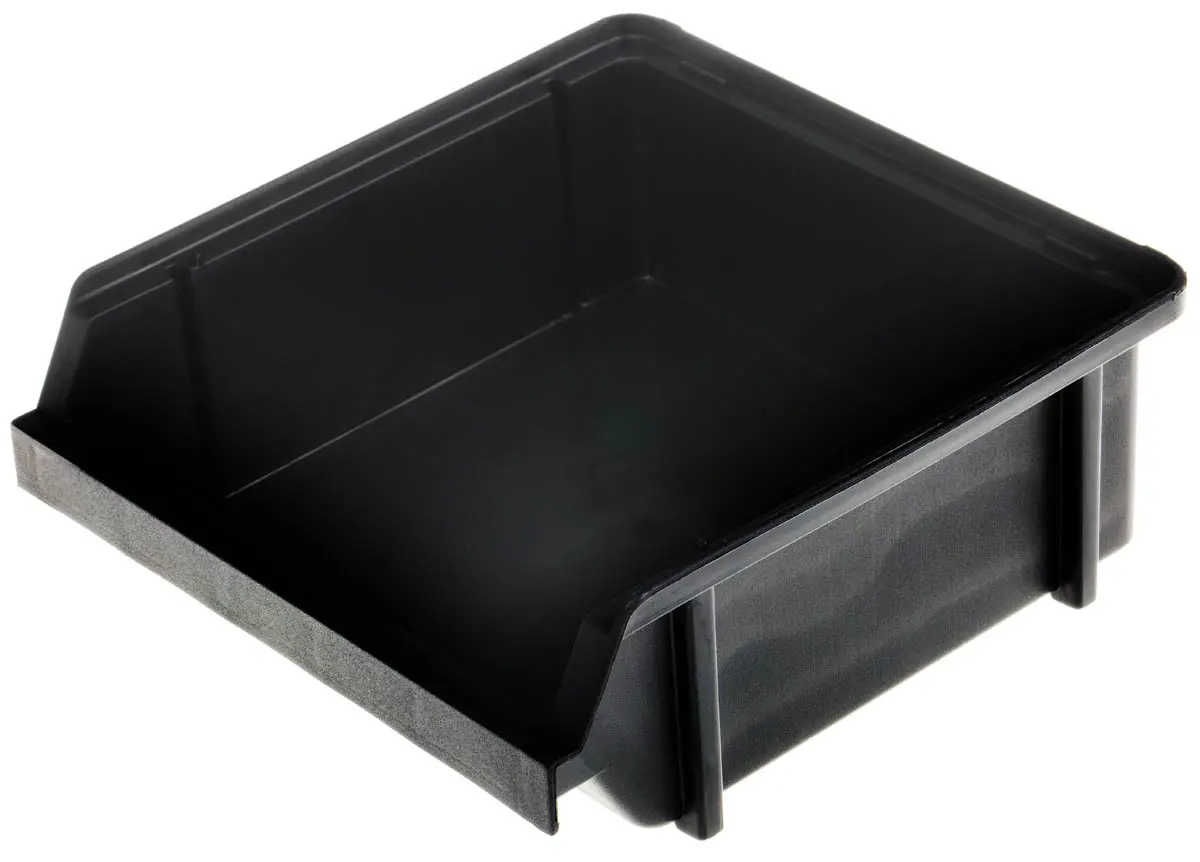 Produktfoto 1 von Raaco Sichtlagerkasten, Antistatik, H: 133 mm L: 50 mm B: 125 mm, Kunststoff