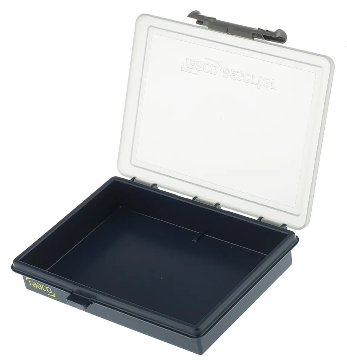 Produktfoto 1 von Raaco Kleinteilebox, Polypropylen Blau Verstellbare Fächer, 32 mm x 175 mm x 143 mm