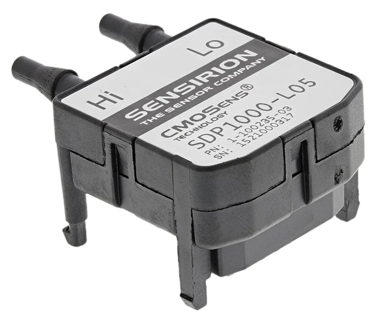 Produktfoto 1 von Sensirion SDP1000 Differenz Drucksensor -5Pa bis 125Pa, Analog 0,25 → 4 V, für Luft, nicht aggressives Gas