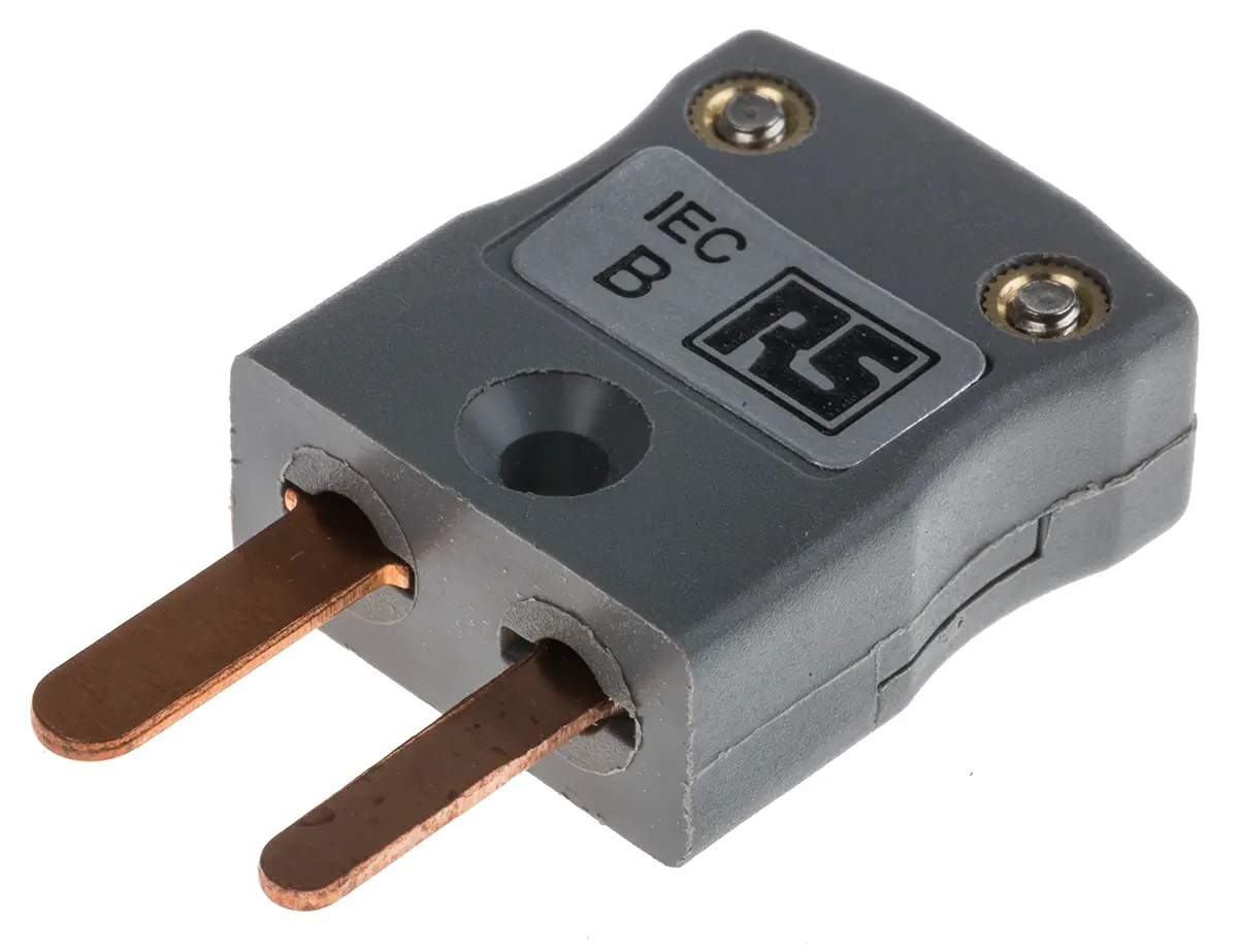 Produktfoto 1 von RS PRO Miniatur Thermoelement-Steckverbinder Stecker für Thermoelement Typ B