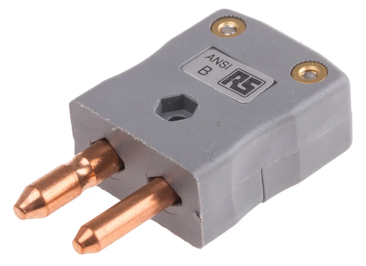 Produktfoto 1 von RS PRO Standardgröße Thermoelement-Steckverbinder Stecker für Thermoelement Typ B
