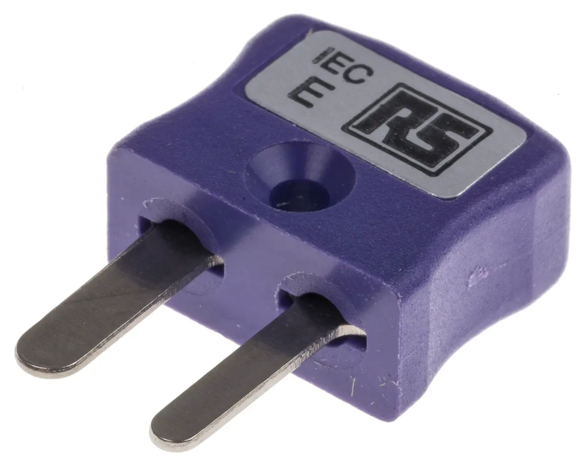 Produktfoto 1 von RS PRO Miniatur Thermoelement-Steckverbinder Stecker für Thermoelement Typ E