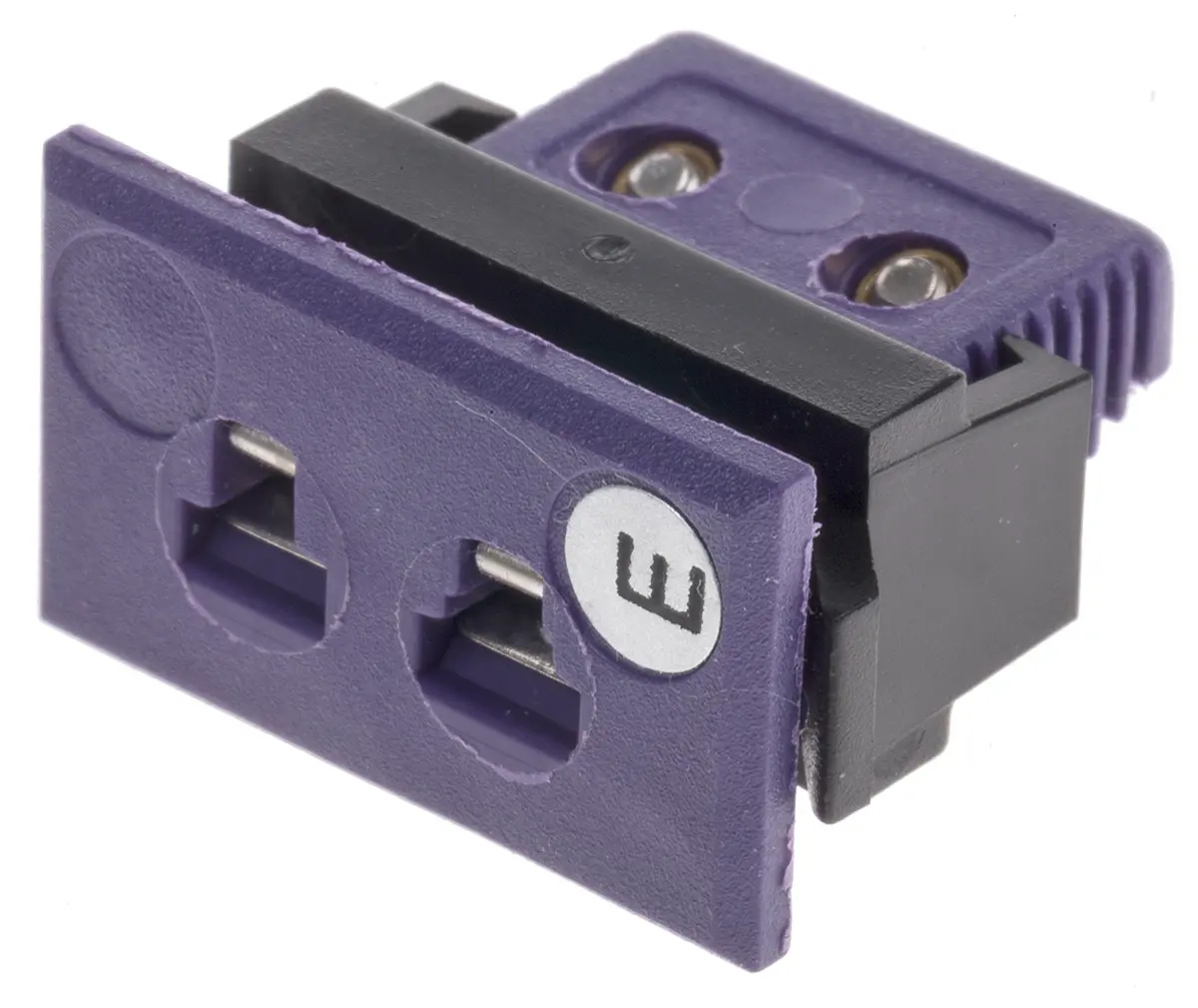 Produktfoto 1 von RS PRO Miniatur Thermoelement-Panel Steckbuchse für Thermoelement Typ E