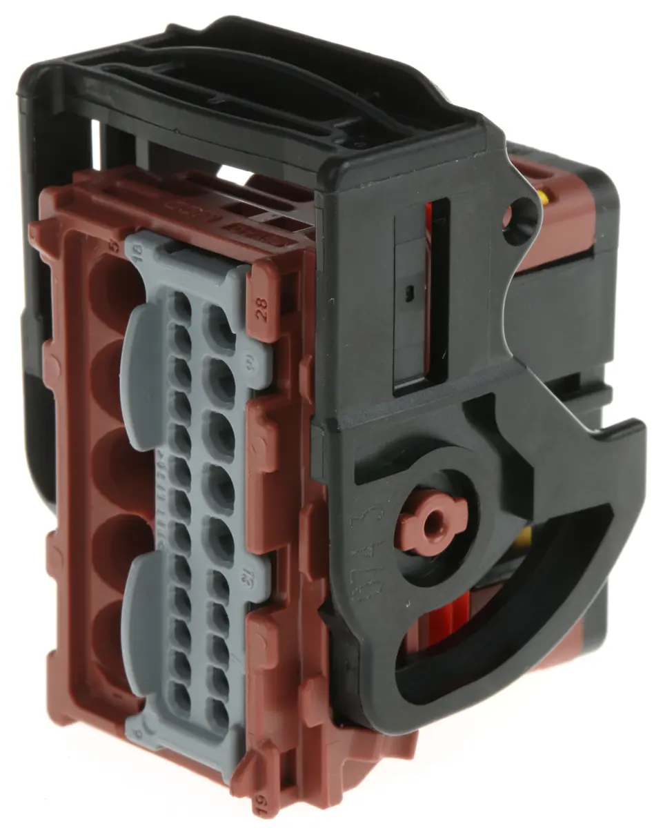 Produktfoto 1 von Molex CMC  Automotive, Kfz-Steckverbinder, , Buchse, 28-polig, Schwarz / 3-reihig, 21A