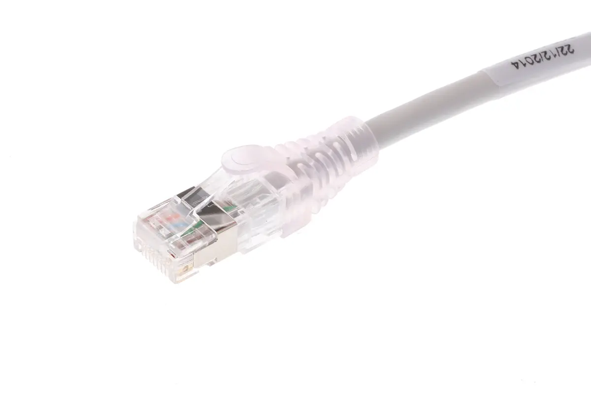 Produktfoto 1 von Molex Premise Networks Ethernet-Kabel, 1 m, Grau, A RJ45 Stecker Abgeschirmt Stecker, B RJ45, Raucharm halogenfrei