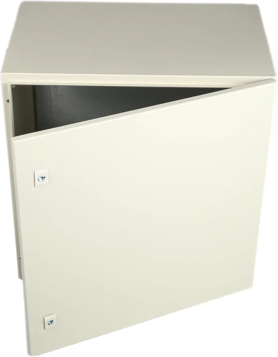 Produktfoto 1 von RS PRO Stahl Wandanschlusskasten RAL 7032 IP66, HxBxT 600 mm, 600 mm x 400 mm
