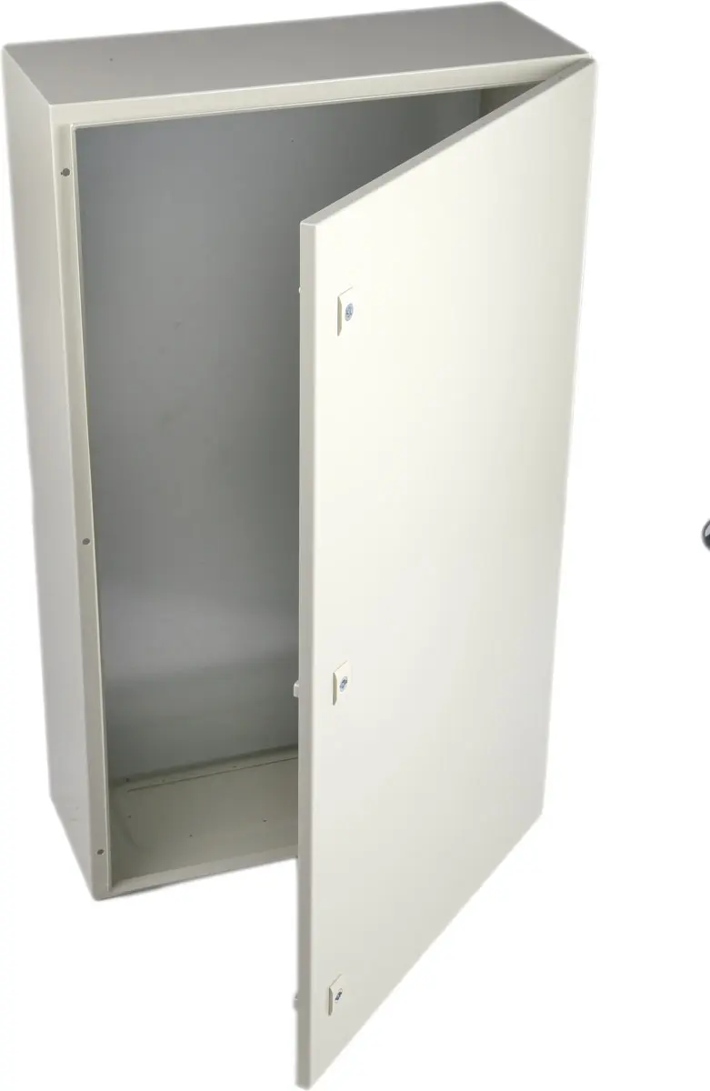 Produktfoto 1 von RS PRO Stahl Wandanschlusskasten RAL 7032 IP66, HxBxT 1000 mm, 600 mm x 260 mm