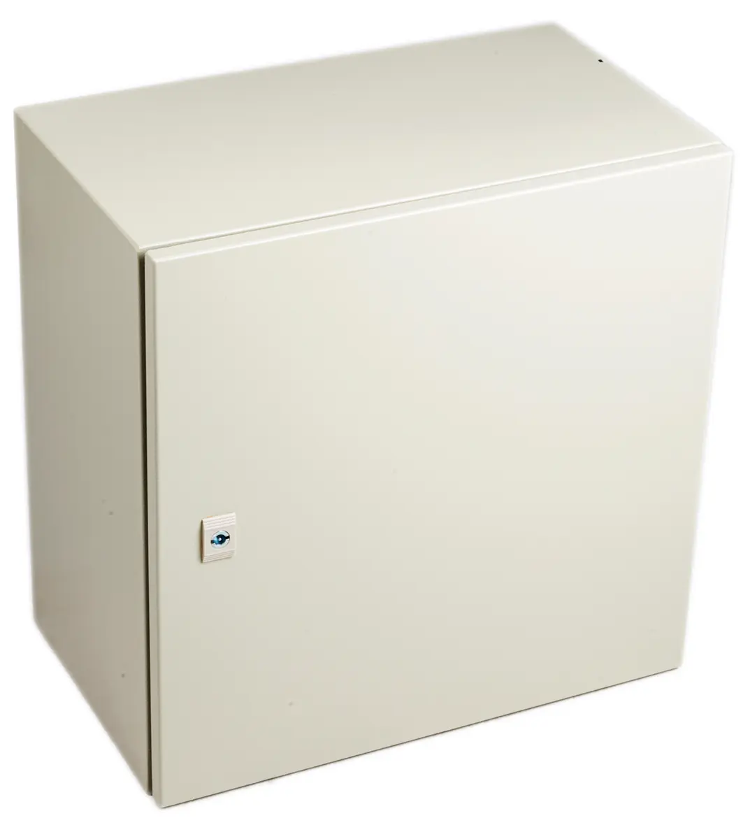 Produktfoto 1 von RS PRO Stahl Wandanschlusskasten RAL 7032 IP66, HxBxT 500 mm, 500 mm x 300 mm