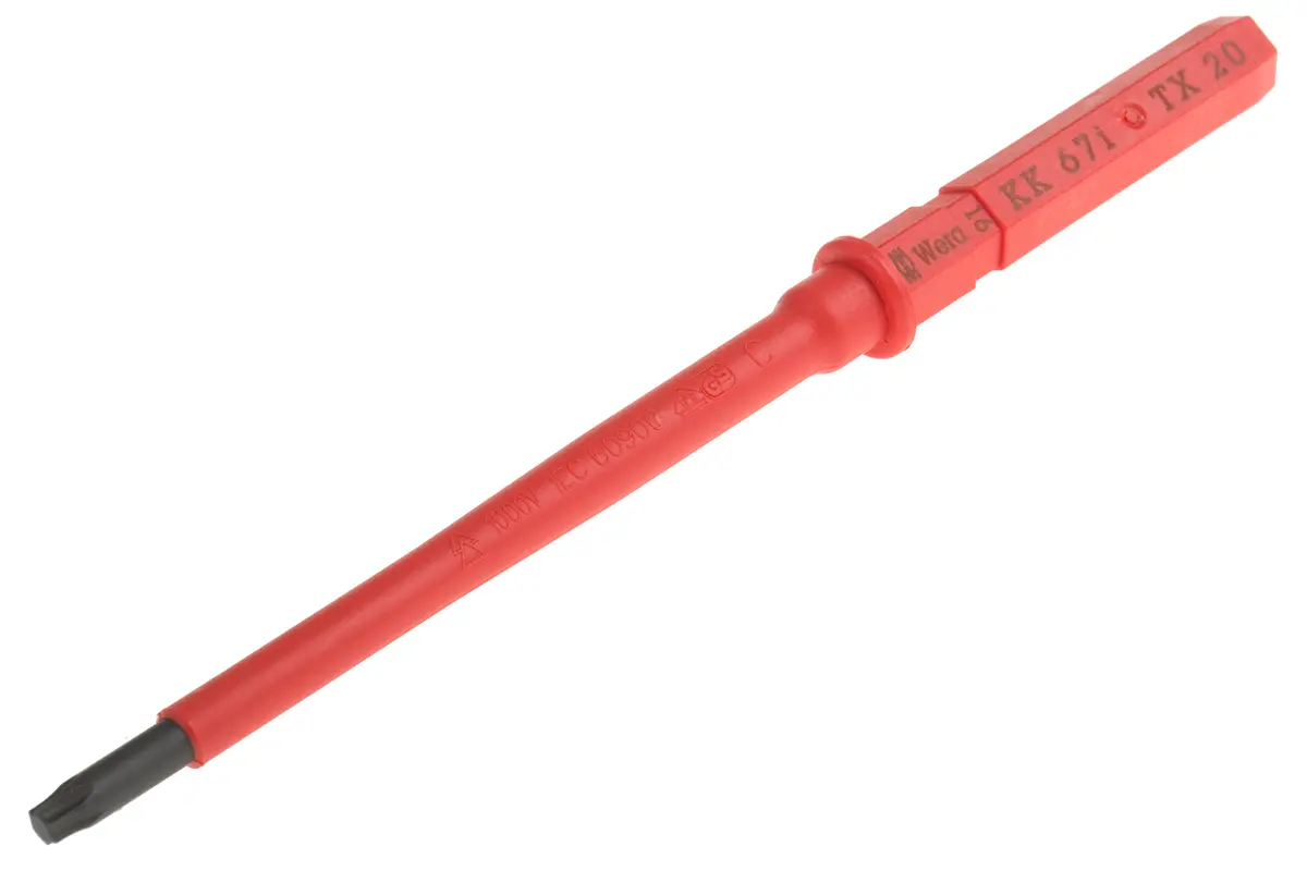 Produktfoto 1 von Wera VDE 1000V zugelassen T20 Isoliert, 154 mm / Klinge 154 mm