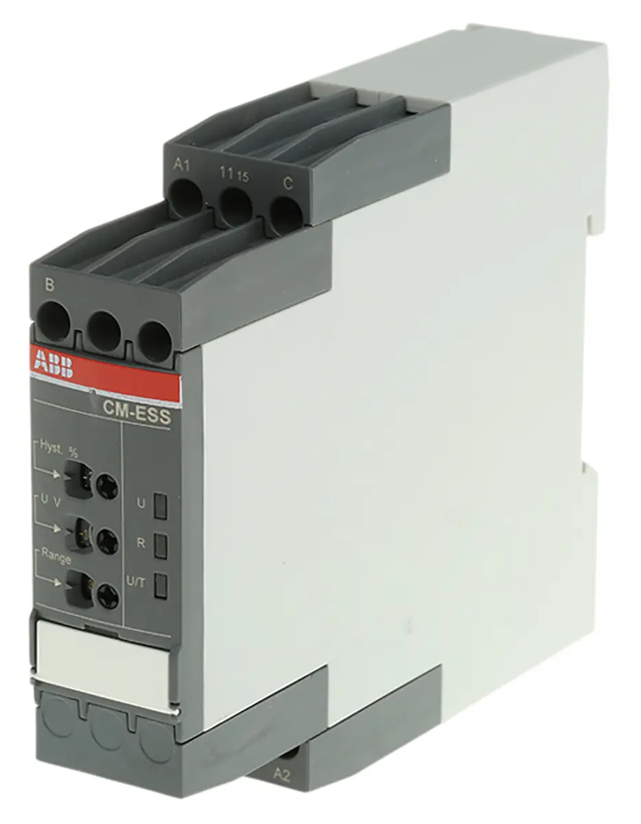 Produktfoto 1 von ABB CM-ESS Überwachungsrelais 3→30 V, 6→60 V, 30→300 V, 60→600 V 1-phasig, 1-poliger